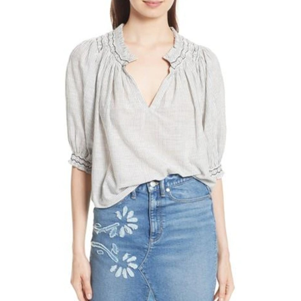 LA VIE Rebecca Taylor Smocked‎ Lightweight Summer spring Style 417128B042